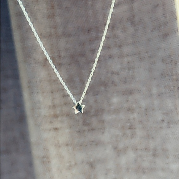 Sterling Silver Clavicle Star Necklace - Picture 7 of 12